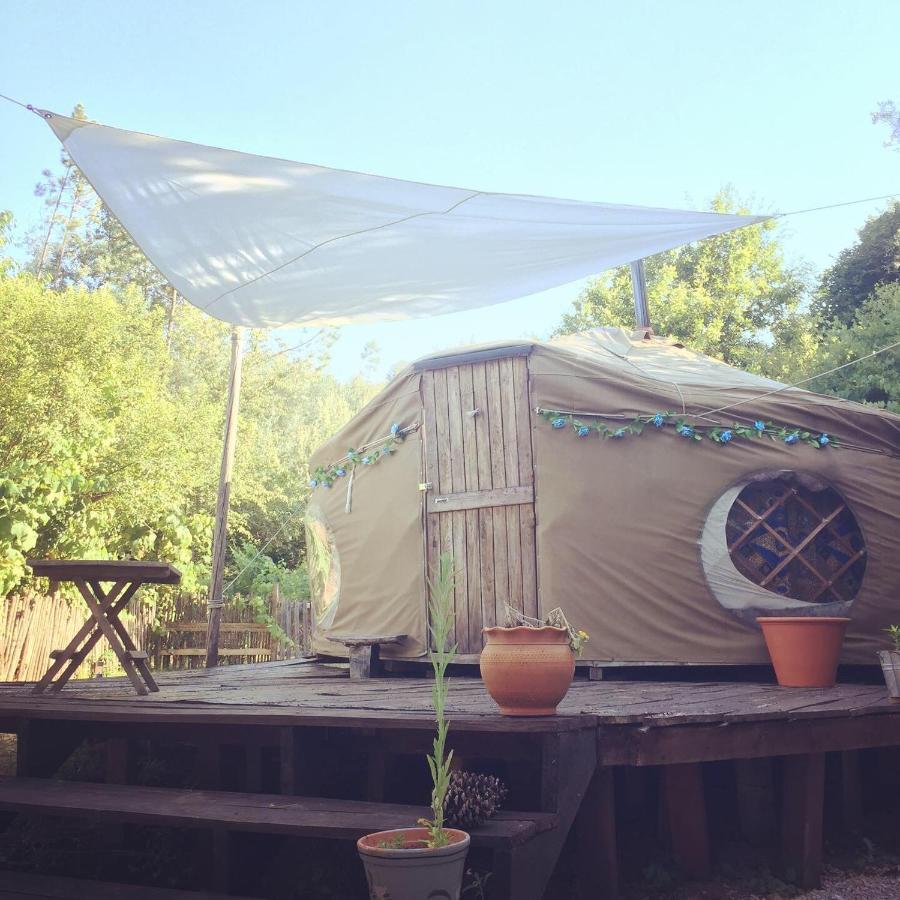 Star Gazing Luxury Yurt With River Views, Off Grid Eco Living Vale do Barco المظهر الخارجي الصورة